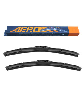 AERO Hybrid 21 + 19 Premium Quality All-Season Windshield Wiper Blades (Set of 2)