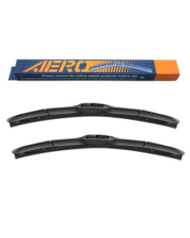 AERO Hybrid 22 + 22 Premium Quality All-Season Windshield Wiper Blades (Set of 2)