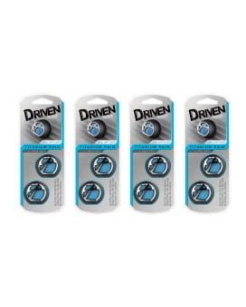 Refresh Your Car! 85123 Driven by Mini Oil Diffuser 2 Per Pack, Titanium Rain, 4-Pack