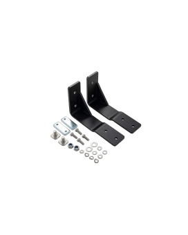 Rhino-Rack Sunseeker Angled Down Awning Brackets for Flush Vortex Bars, Powder Coated Stainless Steel, Black (32127)