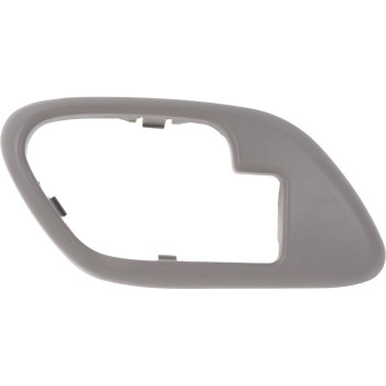 Evan Fischer Door Handle Trim Compatible with 1995-1999 GMC C1500 Suburban, Fits 1995-2000 GMC C2500, Fits 1995-1999 GMC C2500 Suburban Gray, Plastic Front, Driver Side, Interior GM1358100