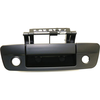 Evan-Fischer Tailgate Handle compatible with Ram Full Size P/U 13-18 Outside Primed Black W/Camera Hole All Cab Types