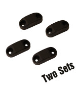 Hamilton Bowes 1 Strongest - RV & Trailer Magnetic Door/Baggage Door Catch Camper Black Plastic (2-Pair)