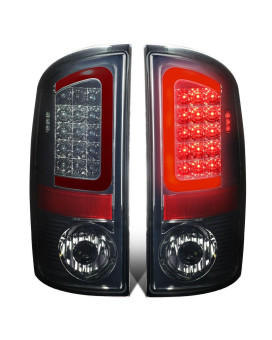 DNA MOTORING TL-DRAM07-LED-RD3D-CH-SM LED 3D Tail Light Assembly Driver & Passenger Side [Compatible with 02-06 Dodge Ram 1500 2500 3500]