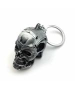 HTTMT KC-004-BT 1 pc Creative Motorcycle Bicycle Skull Key Chain Ring Keychain Keyring Key Fob