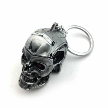 HTTMT KC-004-BT 1 pc Creative Motorcycle Bicycle Skull Key Chain Ring Keychain Keyring Key Fob