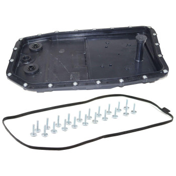 Bapmic Automatic Transmission Oil Pan with Filter & Gasket & Screw Kit Compatible with BMW E70 E90 320i 335i 530i 528i 750i 750Li 760Li X5 6HP26 24152333903