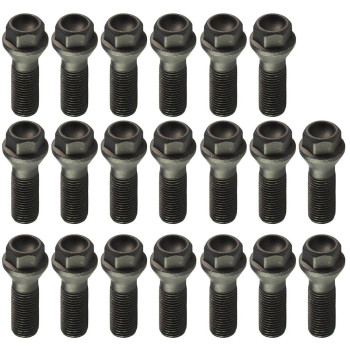 Bapmic 20PCS Wheel Lug Bolts 14x 1.5 Lug Studs Compatible for BMW E65 E66 745 750 760 E83 X3 (Pack of 20)