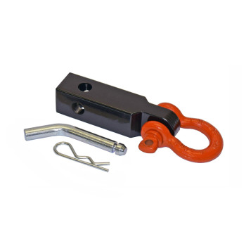 Enhanced Tow Strap Shackle Mount (TSM-125-D) for 1-1/4 Receivers - Made in U.S.A.