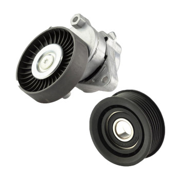 Bapmic Serpentine Belt Tensioner and Idler Pulley Assembly Replacement for Mercedes Benz S350 E320 C280 1122000970