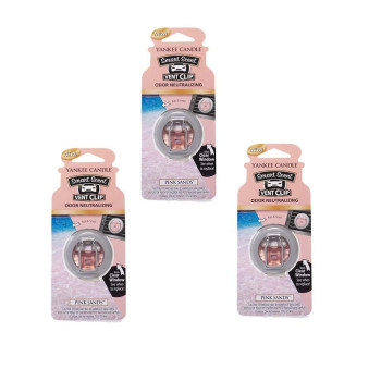 Yankee Candle Coconut Beach Smart Scent Car Vent Clip Air Freshener, Fresh Scent