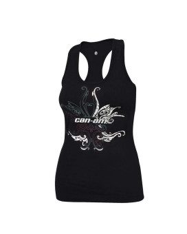 Can-Am Spyder New OEM Ladies Comfort Tank Top Medium Black, 4536860690