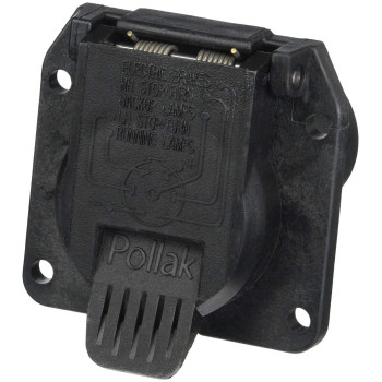 Pollak 11-893P RV 7-Way Socket (Style) (Quantity 4)