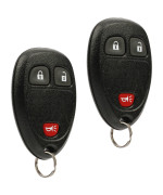 Key Fob Keyless Entry Remote fits Chevy Silverado Traverse Avalanche Equinox Express/GMC Acadia Savana Sierra/Pontiac Torrent/Saturn Vue Outlook (15913420), Set of 2