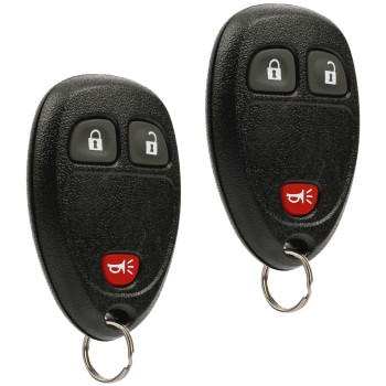 Key Fob Keyless Entry Remote fits Chevy Silverado Traverse Avalanche Equinox Express/GMC Acadia Savana Sierra/Pontiac Torrent/Saturn Vue Outlook (15913420), Set of 2