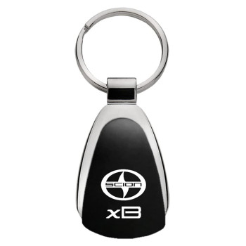 Au-TOMOTIVE GOLD Tear Drop Key Chain for Toyota Scion (Black)