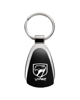 Au-TOMOTIVE GOLD Tear Drop Key Chain for Dodge Viper (Black)