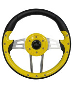 RHOX Aviator 4 Golf Cart Steering Wheel (Yellow)