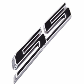 zorratin 2016+ 5 Chrome Trim SS Emblem Badge Plate Decal Self Adhesive for Chevy Impala Cobalt Camaro Holden 2016 2017 2018 2019 2020 2021 2022 Grille Trunk Lid Fender Side Dash Splash Guard