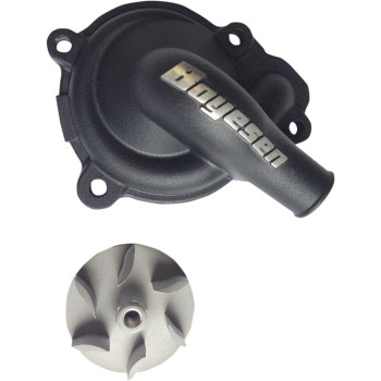 Boyesen WPK-80B Supercooler Water Pump Cover and Impeller Kit Black