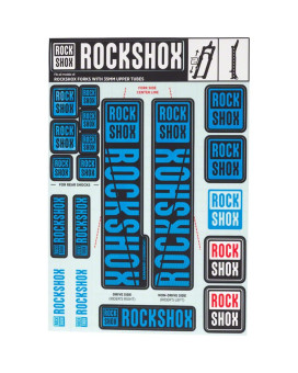 RockShox Decal Kit, 35mm, Blue