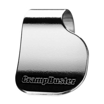 CrampBuster CB4-C EA Throttle Grip - Oversized Wide - 1-1/2in. - Chrome