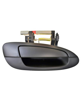 PT Auto Warehouse NI-3118P-FRK - Outer Exterior Outside Door Handle, Primed Black - Passenger Side Front