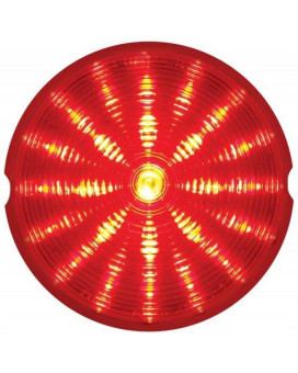 United Pacific STL1001LED 41 Red LED 1950'S Pontiac Style Round Tail Light- Red Lens