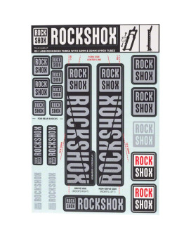 RockShox Decal Kit, 30/32mm, Gray Color Matching Kit