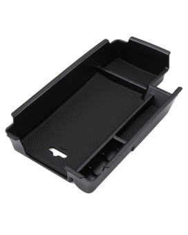 etopmia Car Center Console Armrest Box Glove Box Secondary Storage Tray for Audi A4 Sedan 2017