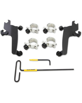 Memphis Shades Trigger-Lock Mounting Kit (Black/SPORTSHIELDS) for 05-15 Victory VEGAS8B