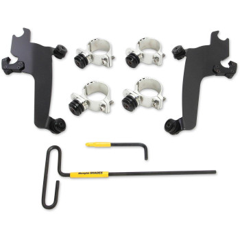 Memphis Shades Trigger-Lock Mounting Kit (Black/SPORTSHIELDS) for 05-15 Victory VEGAS8B