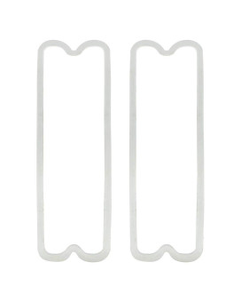 United Pacific 110215 1967-1972 Chevy and Gmc Truck Tail Light Lens Gaskets, Pair White OE