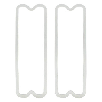 United Pacific 110215 1967-1972 Chevy and Gmc Truck Tail Light Lens Gaskets, Pair White OE