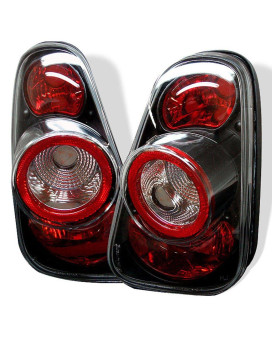 VIPMOTOZ Altezza Euro Style Tail Light Lamp For 2002-2006 Mini Cooper Hatchback & 2005-2008 Convertible - Black Housing, Driver and Passenger Side