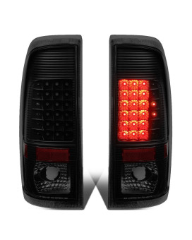 DNA MOTORING TL-F25008-LED-BK-SM LED Tail Light Assembly Driver & Passenger Side [Compatible with 08-16 F250-F550 SD / 09-16 F350 F450/15-16 F550]