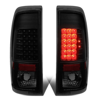 DNA MOTORING TL-F25008-LED-BK-SM LED Tail Light Assembly Driver & Passenger Side [Compatible with 08-16 F250-F550 SD / 09-16 F350 F450/15-16 F550]