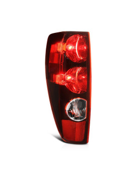 VIPMOTOZ Driver Side Red Lens OE-Style Left Tail Light Housing Lamp Assembly Replacement For 2004-2012 Chevy Colorado GMC Canyon