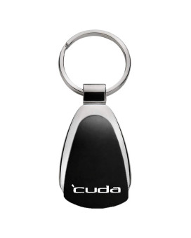 Au-TOMOTIVE GOLD Tear Drop Key Chain for Plymouth Cuda (Black)
