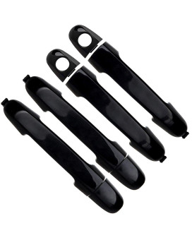 SCITOO Door Handles Exterior Front Rear Left Right Side fits for Hyundai Elantra 2006-2010(4pcs)