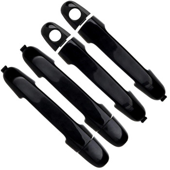 SCITOO Door Handles Exterior Front Rear Left Right Side fits for Hyundai Elantra 2006-2010(4pcs)