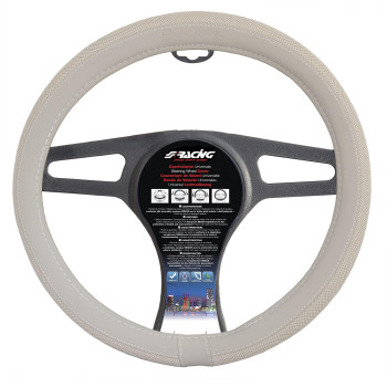 Simoni Racing CVT / 500 Universal 500 Steering Wheel Cover, Beige