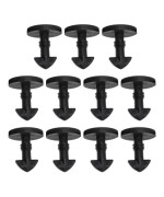 Mtsooning 10PCS Rear Bumper Tow Cover Clips, Universal Plastic Fender Retainer Bottom Shield Fastener Replacement for Land Rover Sport