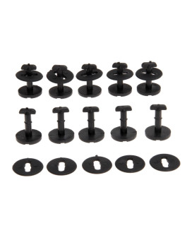 Mtsooning 10PCS Car Floor Mat Lock Clips, Anti-Slip Fixing Retainers, Black Carpet Clamps Buckles Replacement for BMW 3 5 7 E36 E46 E38 E39