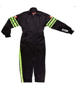 RaceQuip - Green Trim SFI-1 JR. Suit - KMedium (1950793)