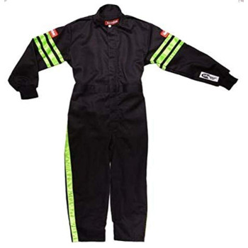 RaceQuip - Green Trim SFI-1 JR. Suit - KMedium (1950793)