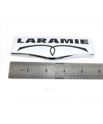 1pc OEM Laramie Tailgate Emblem Badge 3D Laramie Nameplate Replacement for 1500 2500 3500 Chrome