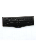 1pc OEM Laramie Tailgate Emblem Badge 3D Laramie Nameplate Replacement for 1500 2500 3500 Matte Black