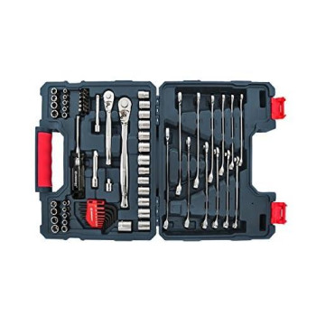 Crescent 70 Pc. 1/4 & 3/8 Drive 6 & 12 Point Standard SAE/Metric Mechanics Tool Set - CTK70MPN