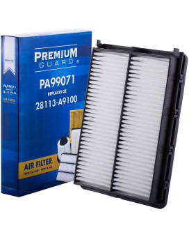 Premium Guard Air Filter PA99071 Fits 2020-16 Kia Sorento, 2023-20 Telluride, 2021-15 Sedona, 2018-17 Hyundai Santa Fe Sport, 2020-19 Santa Fe